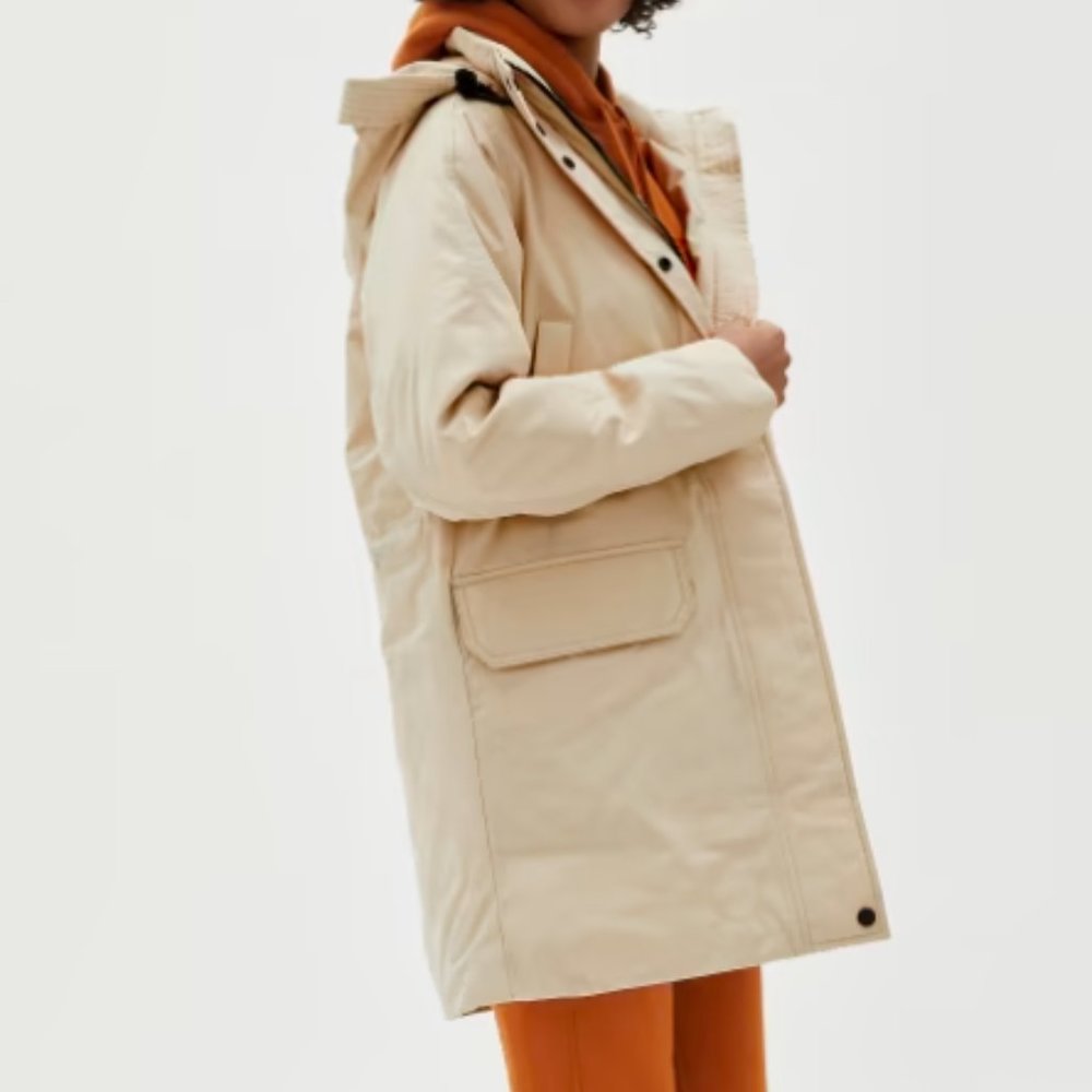 Everlane the Re Down Military Puffer - Cashew Small